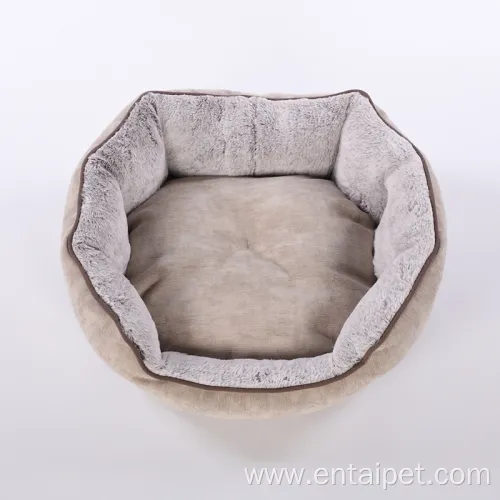 Popular Fashion Pet Bed Cotton Velvet Dog Bed